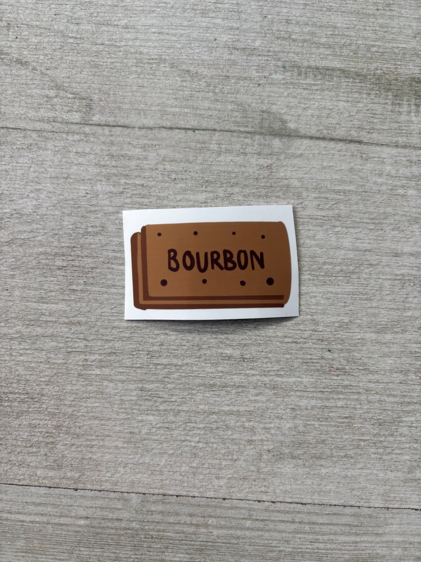 Bourbon Biscuit Sticker