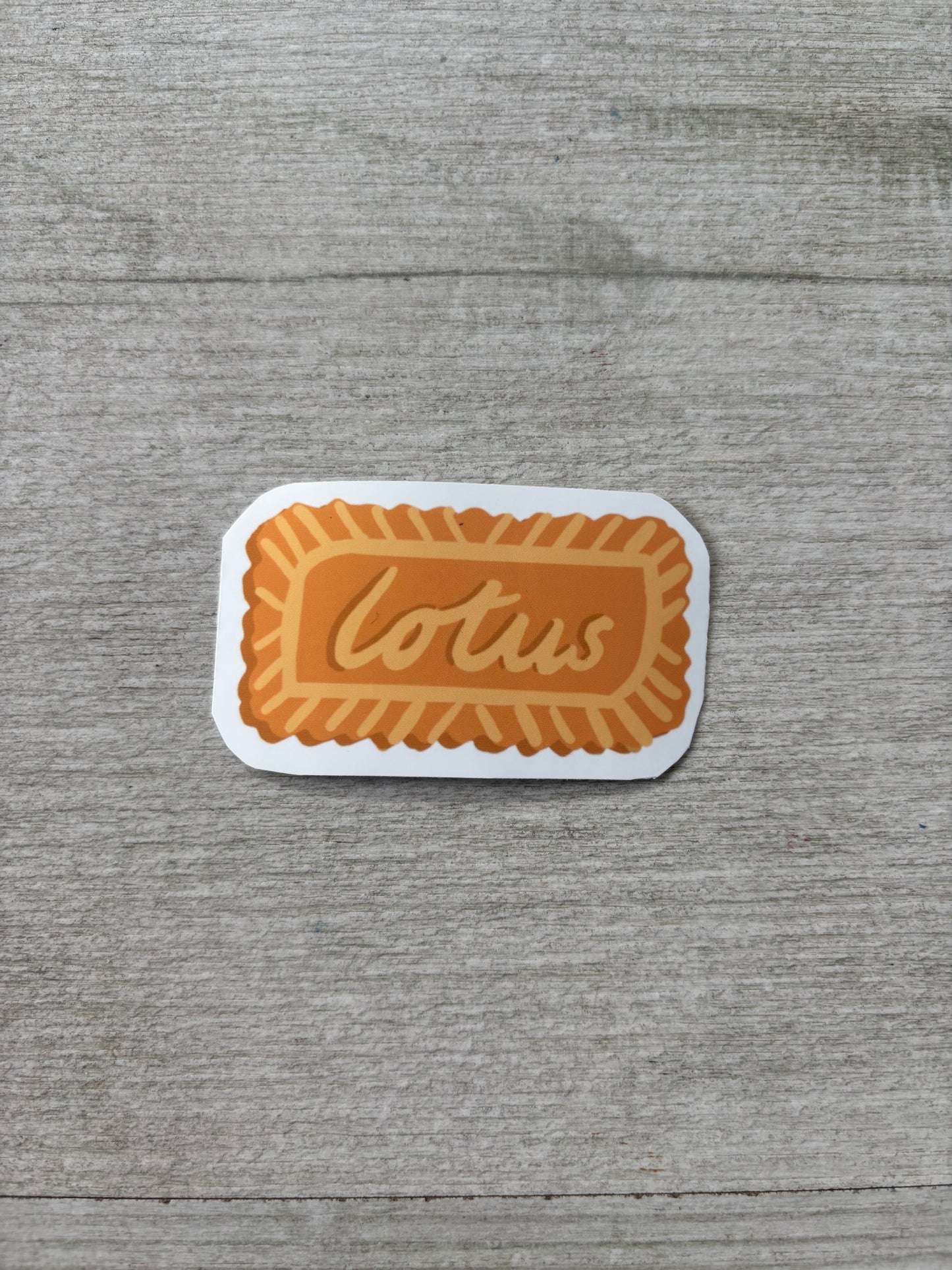 Lotus Biscoff Biscuit Sticker