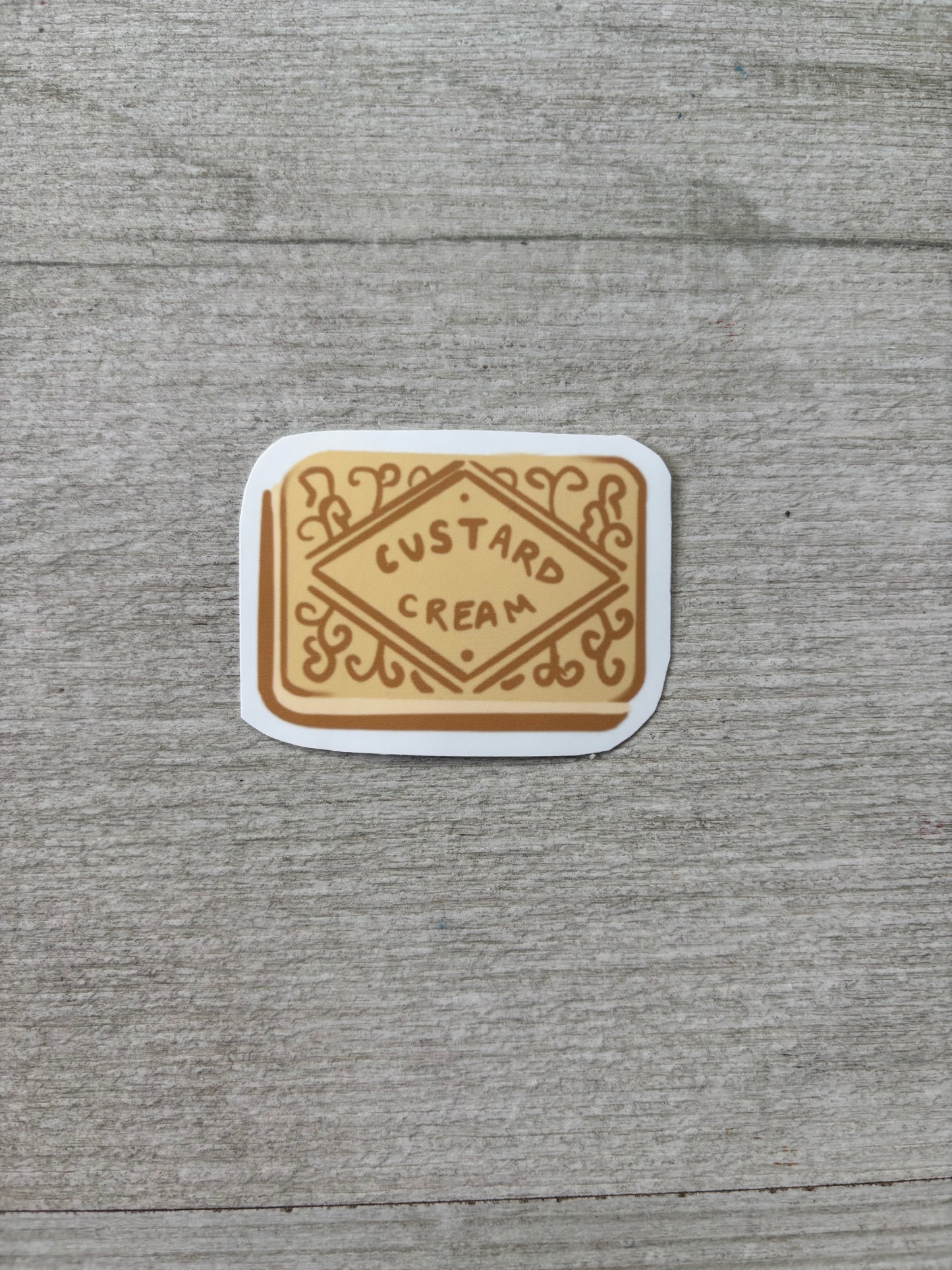 Custard Cream Biscuit Sticker