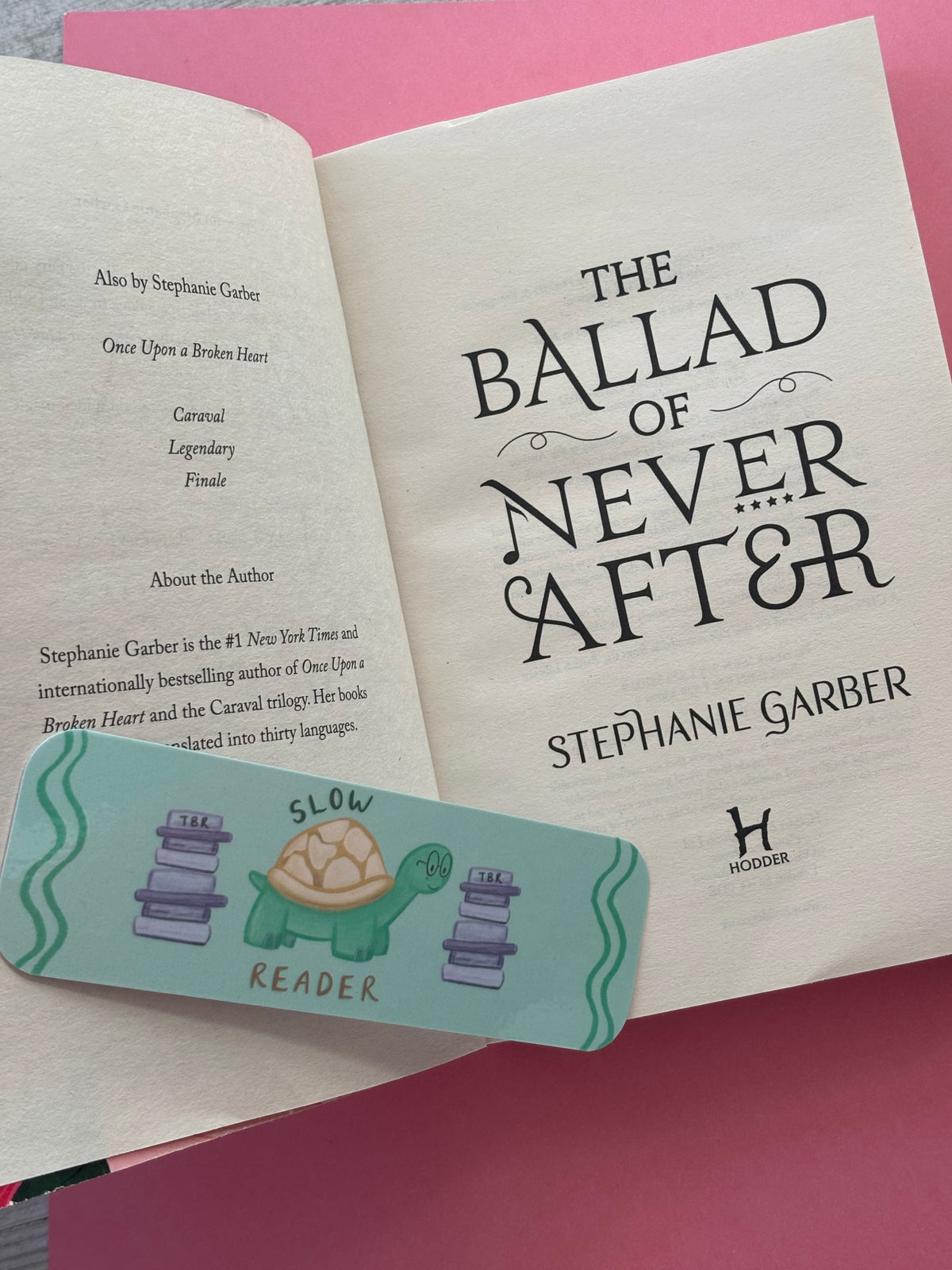 Slow Reader Tortoise Bookmark