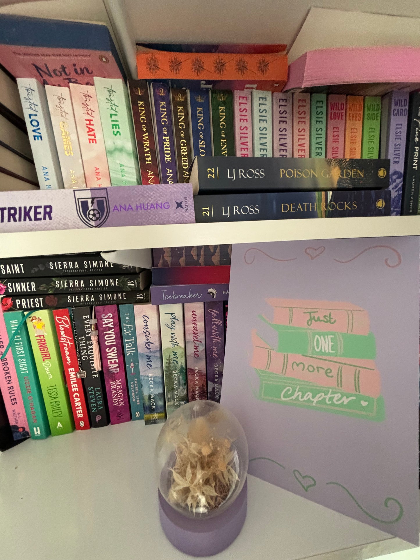 “Just One More Chapter” Bookish Print