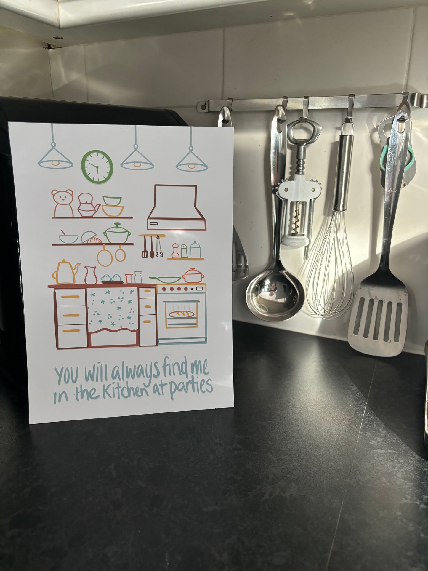 “Kitchen at Parties” Print