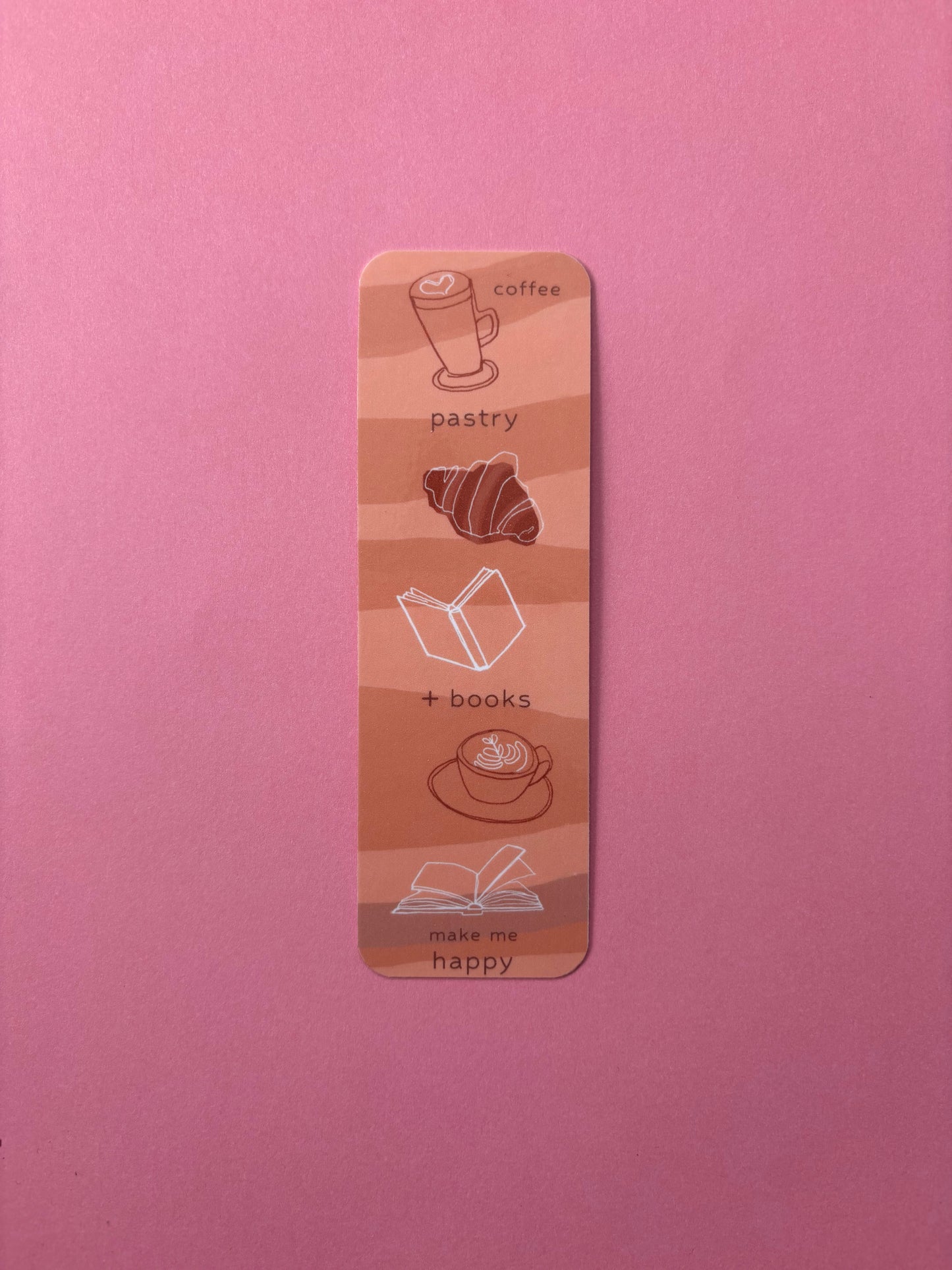 Coffee Pastry Bookmark