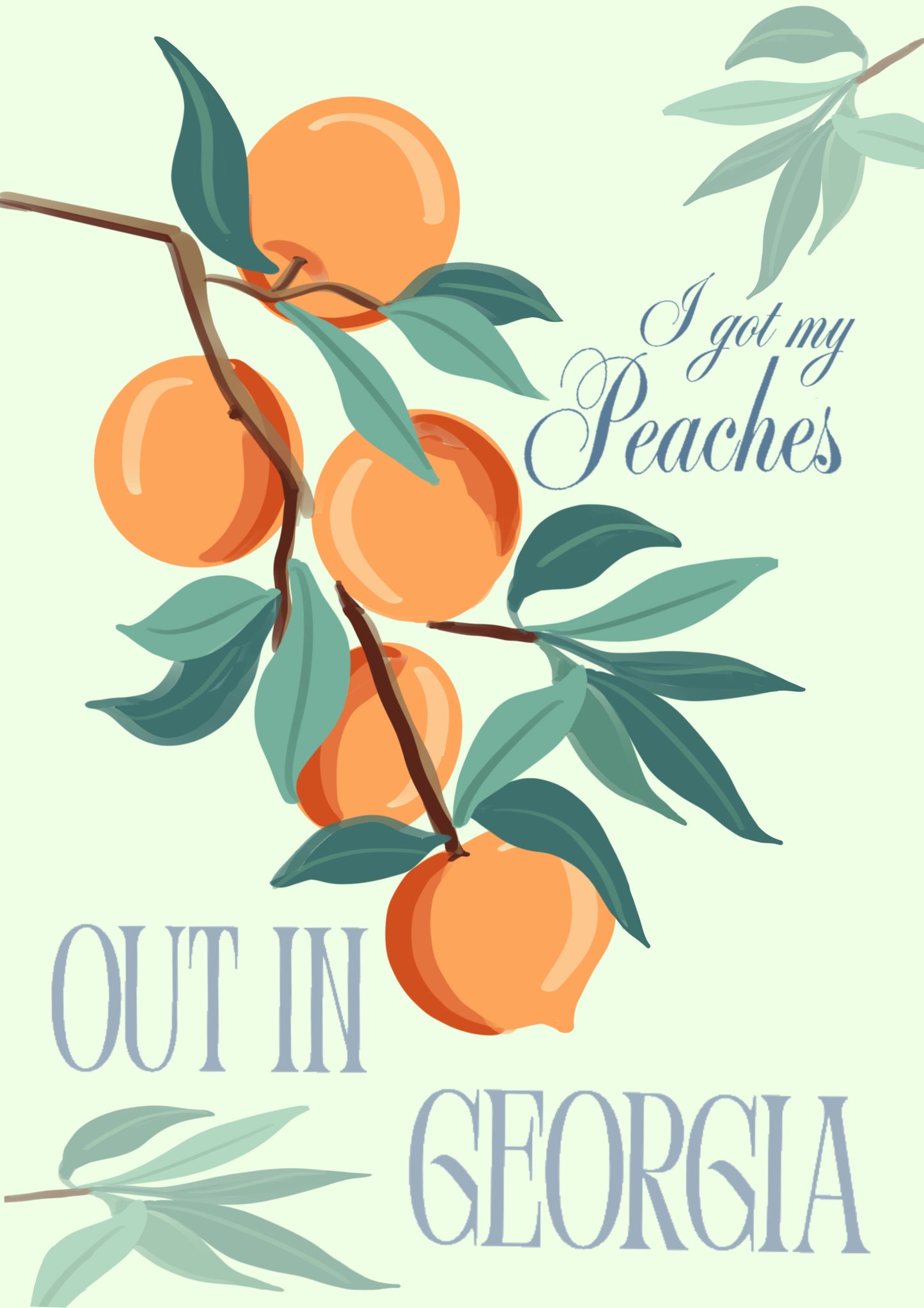 “Peaches” Print