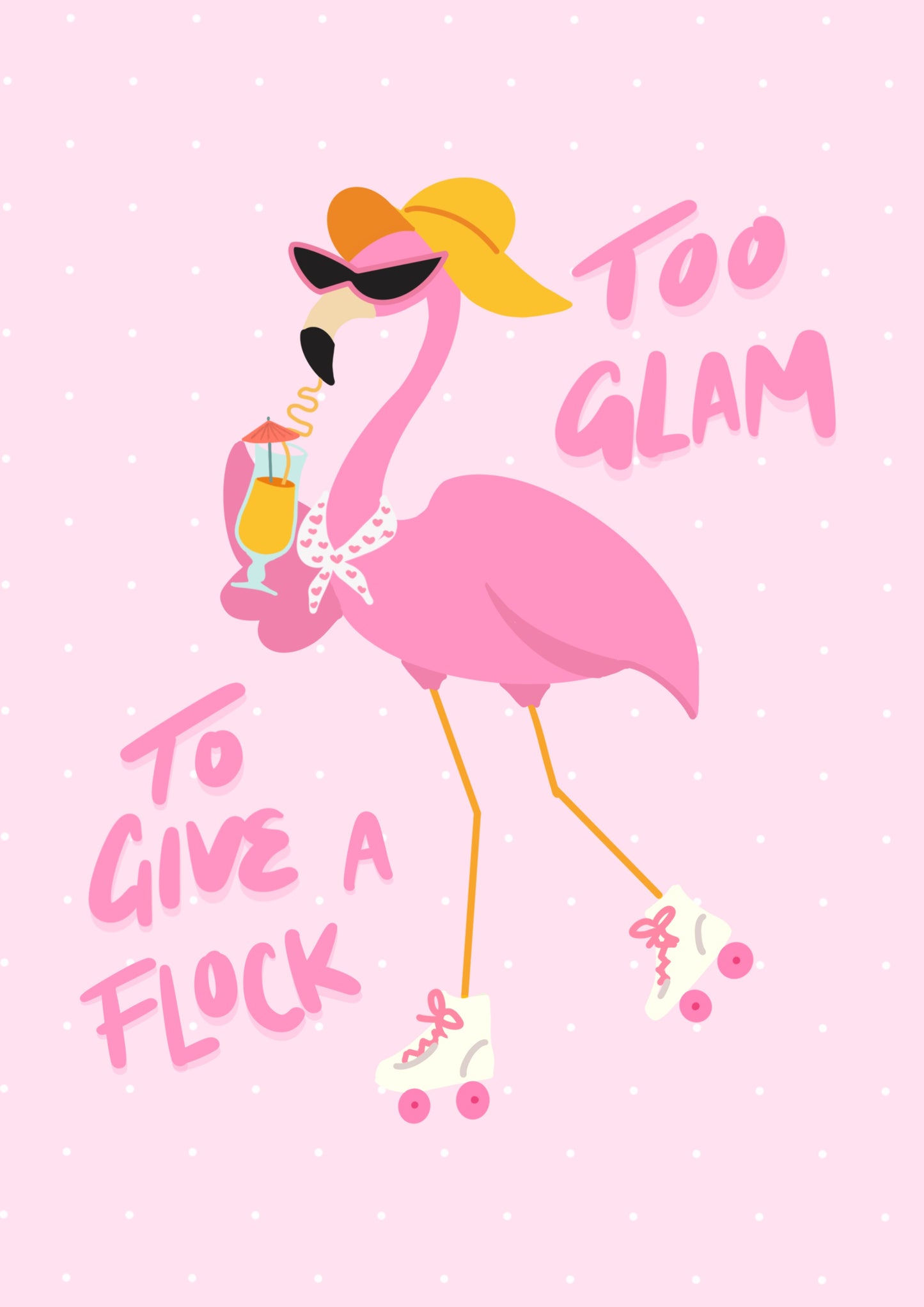 Flamingo Print
