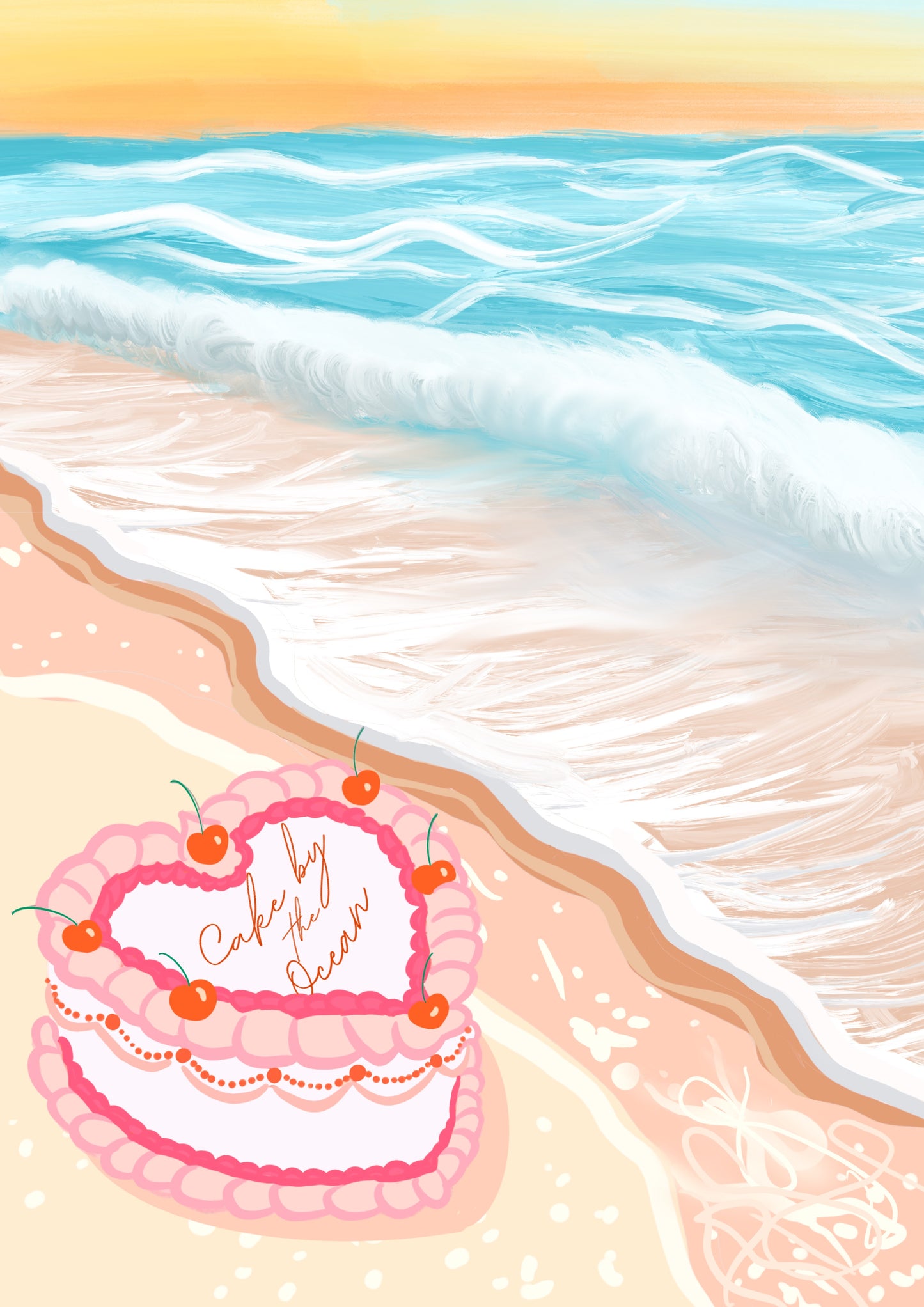 “Cake by the Ocean” Print