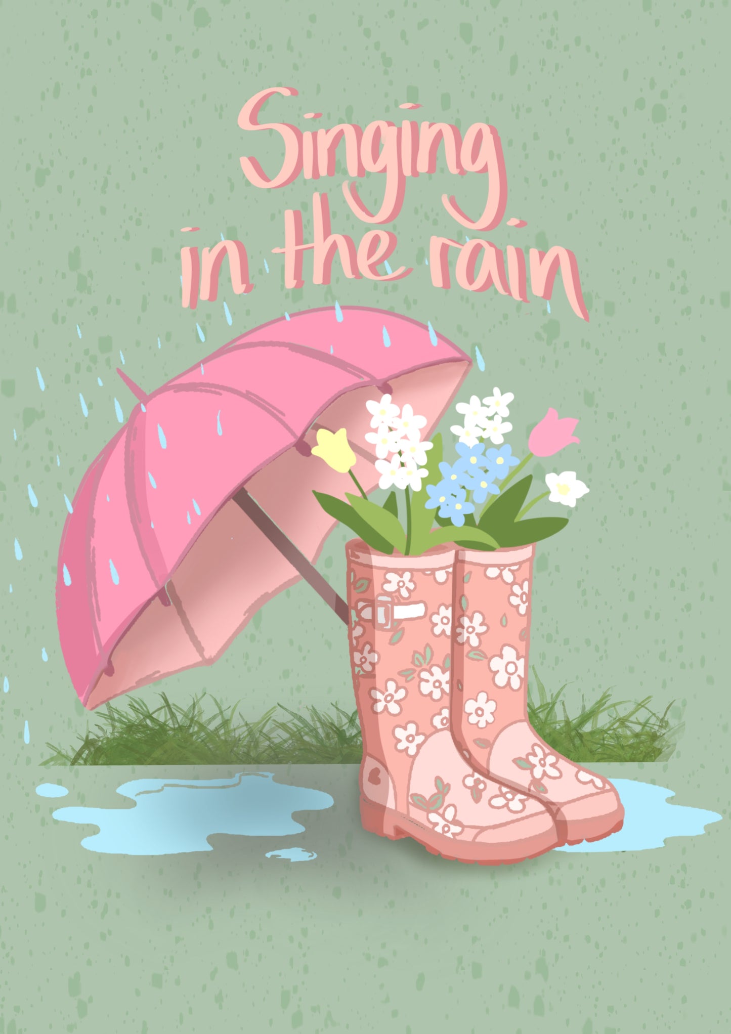 “Singing In The Rain” Print