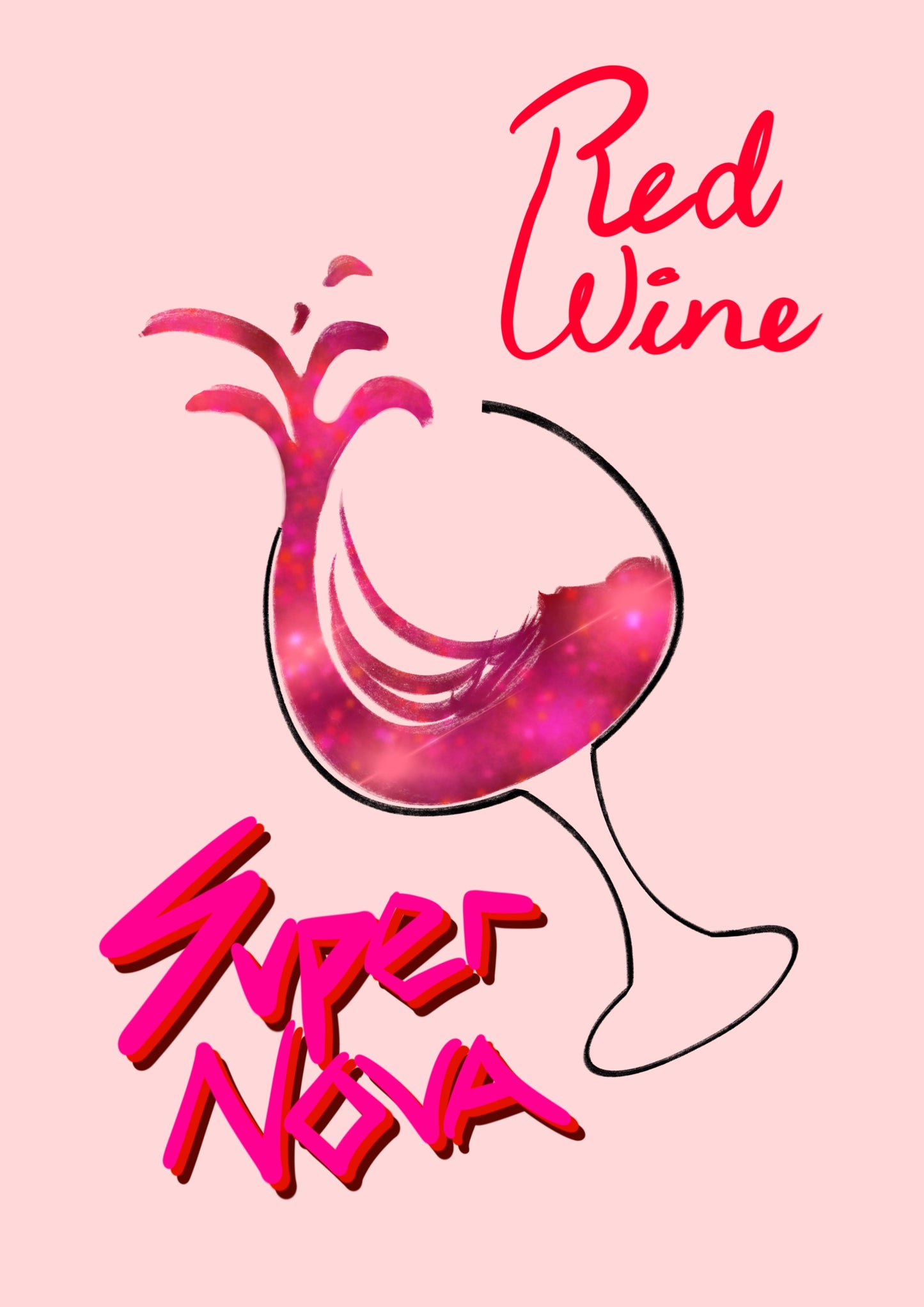“Red Wine Supernova” Print