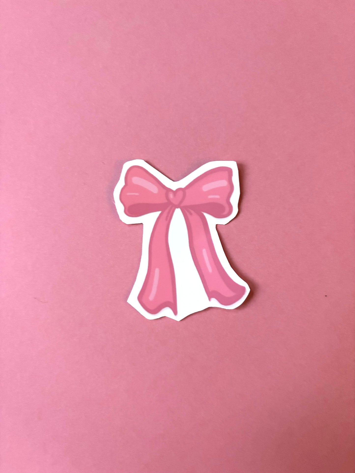 Pink Bow Sticker
