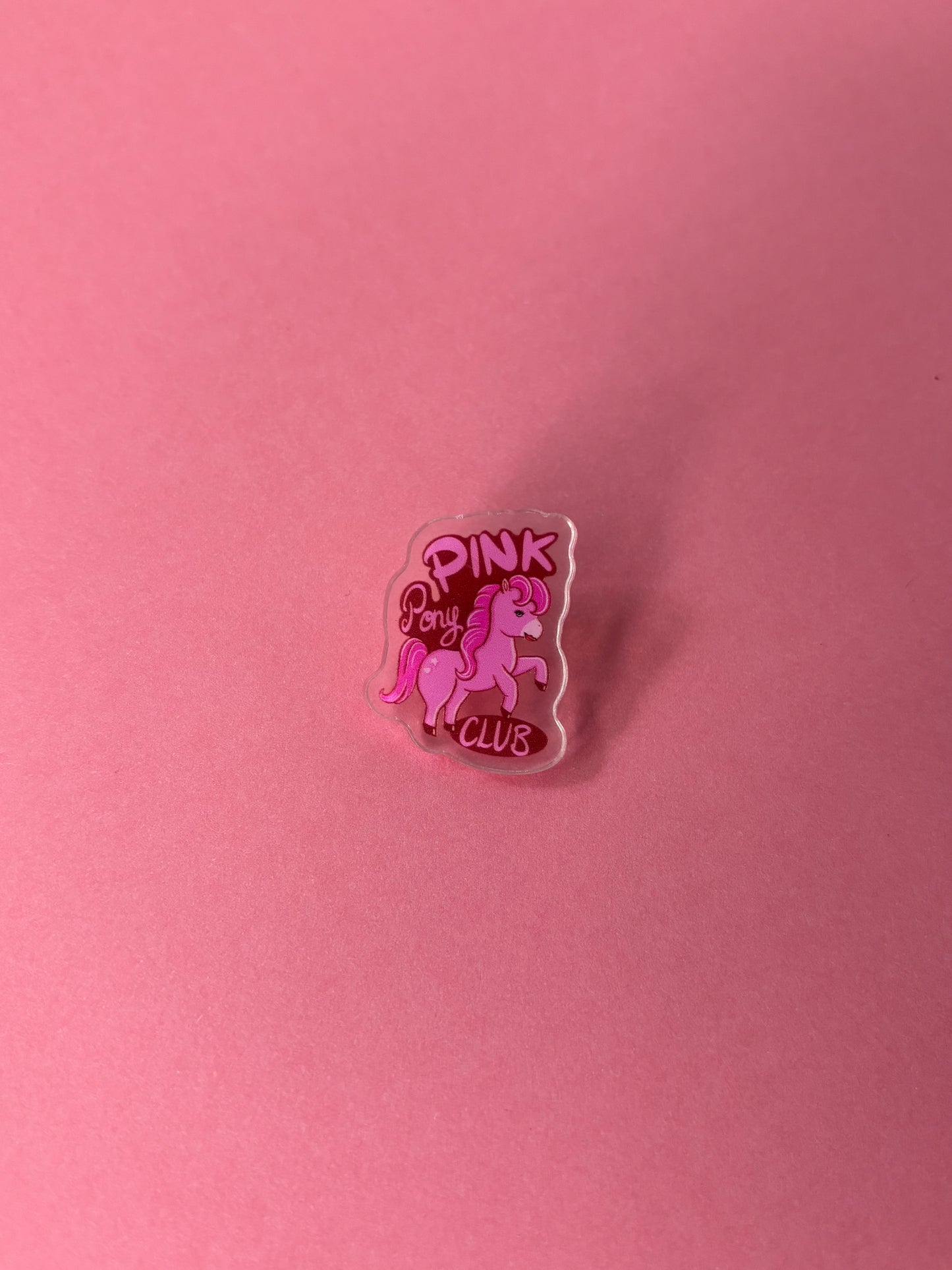 Pink Pony Club Pin Badge