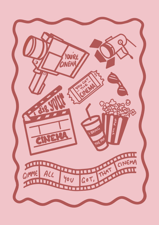 “Cinema” Lyric Print