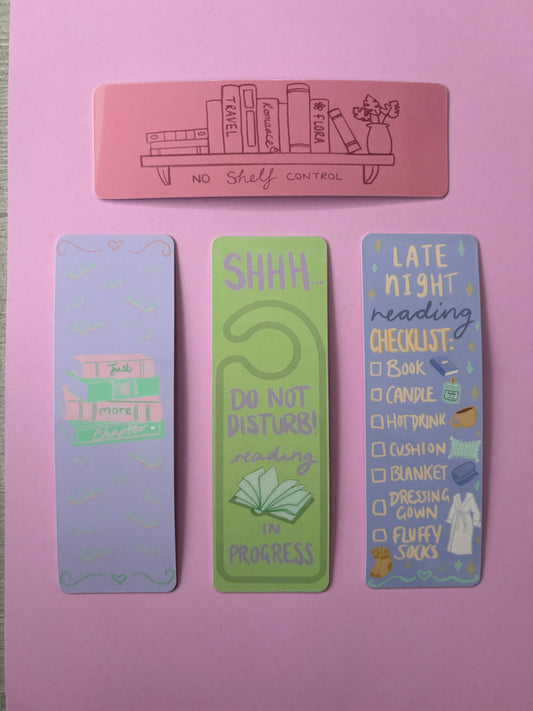 Do Not Disturb, Reading Bookmark