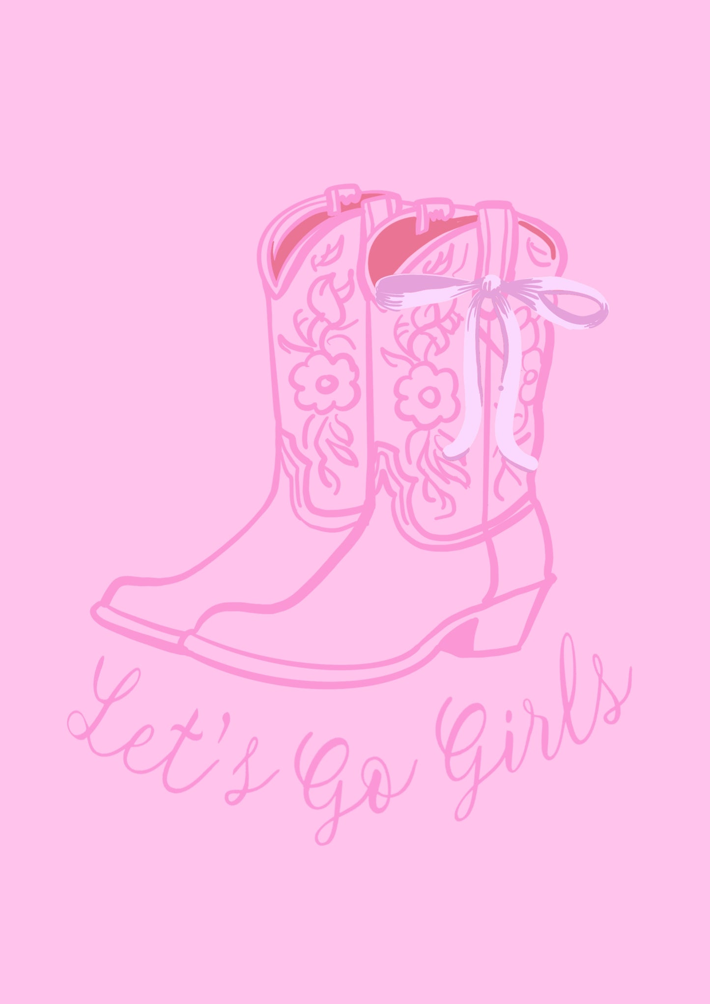 “Let’s Go Girls” Print
