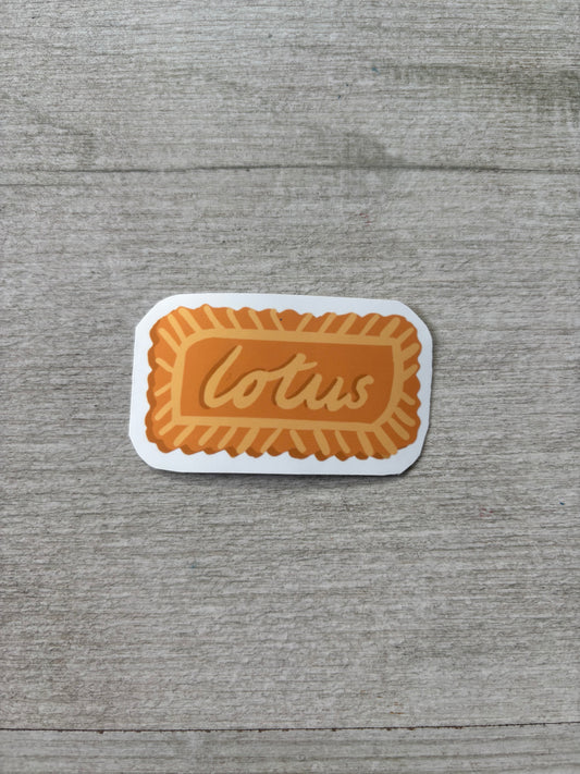 Lotus Biscoff Biscuit Sticker