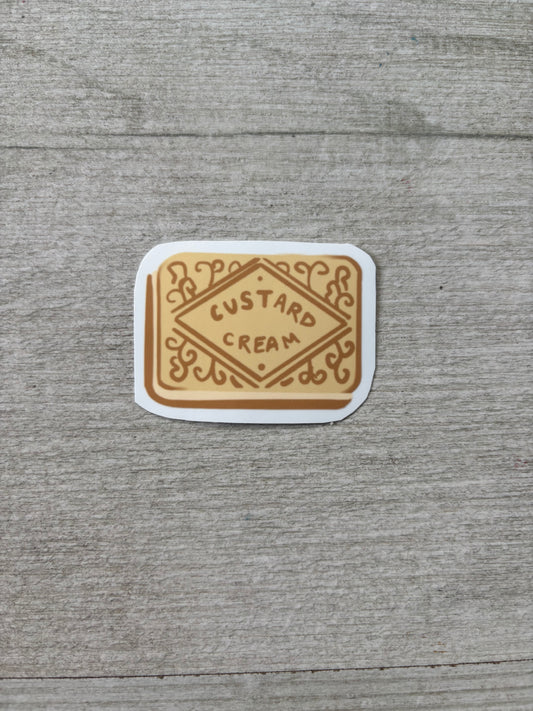 Custard Cream Biscuit Sticker