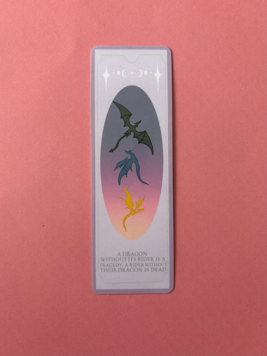 Dragon Romantasy Bookmark