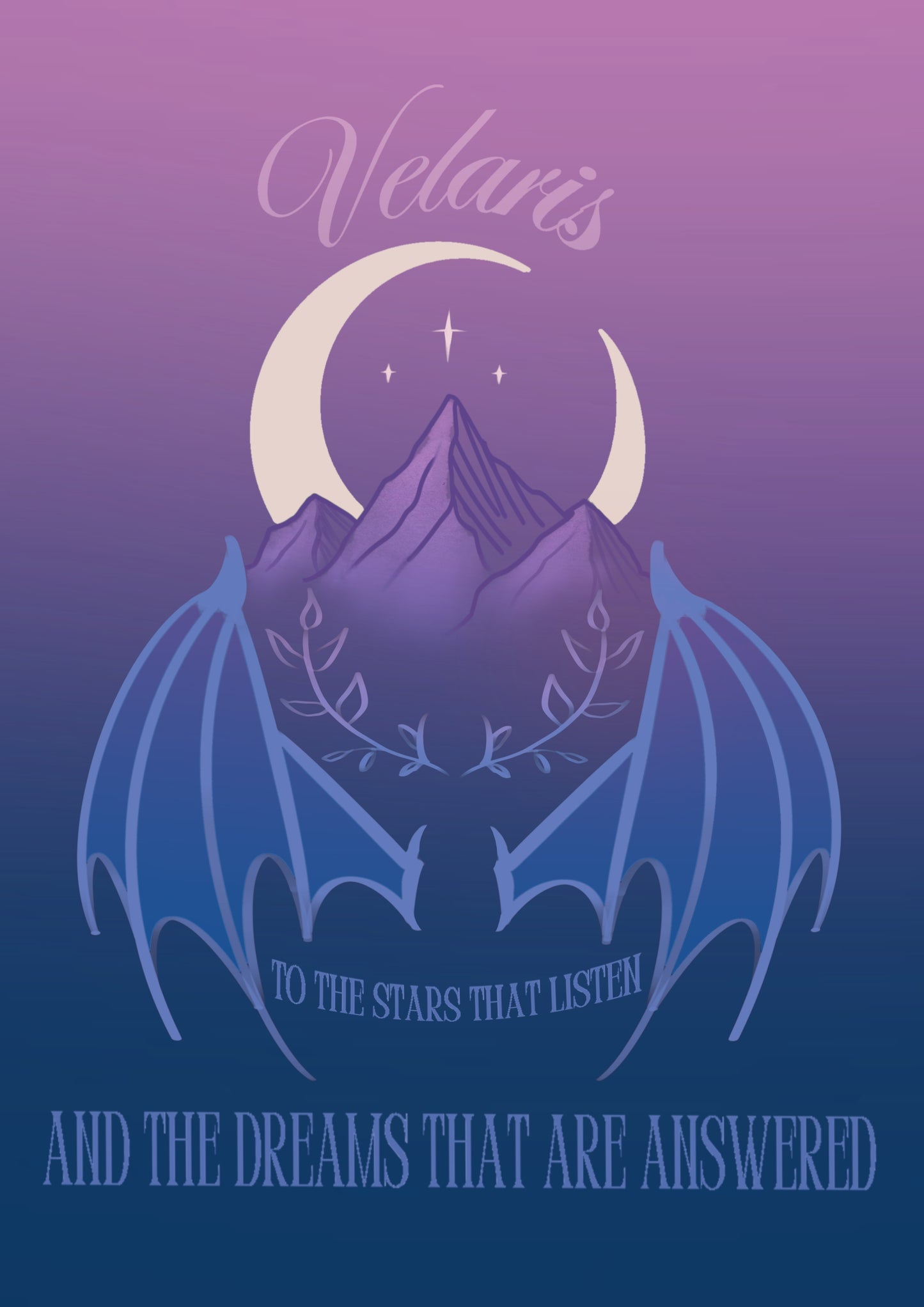 Velaris Romantasy Book Print