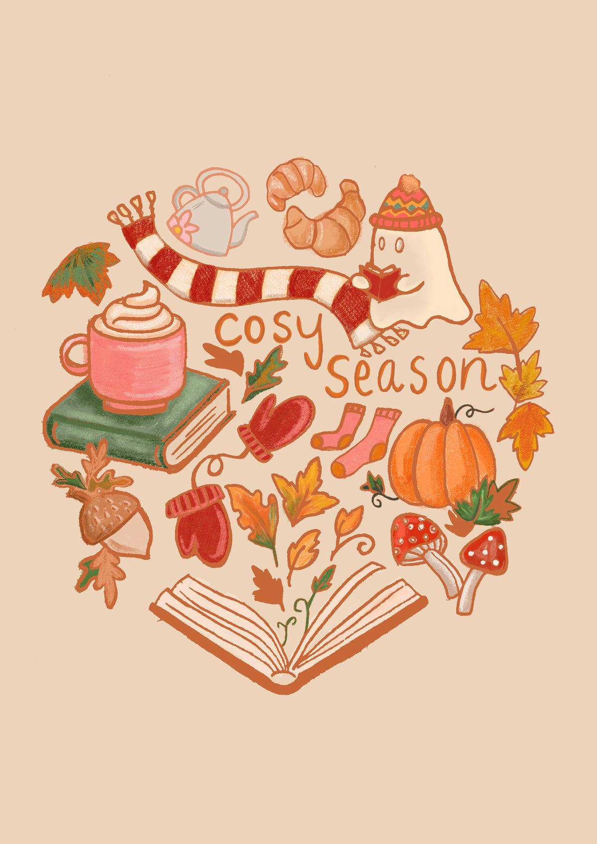 Cosy Season Autumnal Print