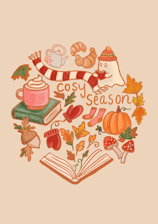 Cosy Season Autumnal Print