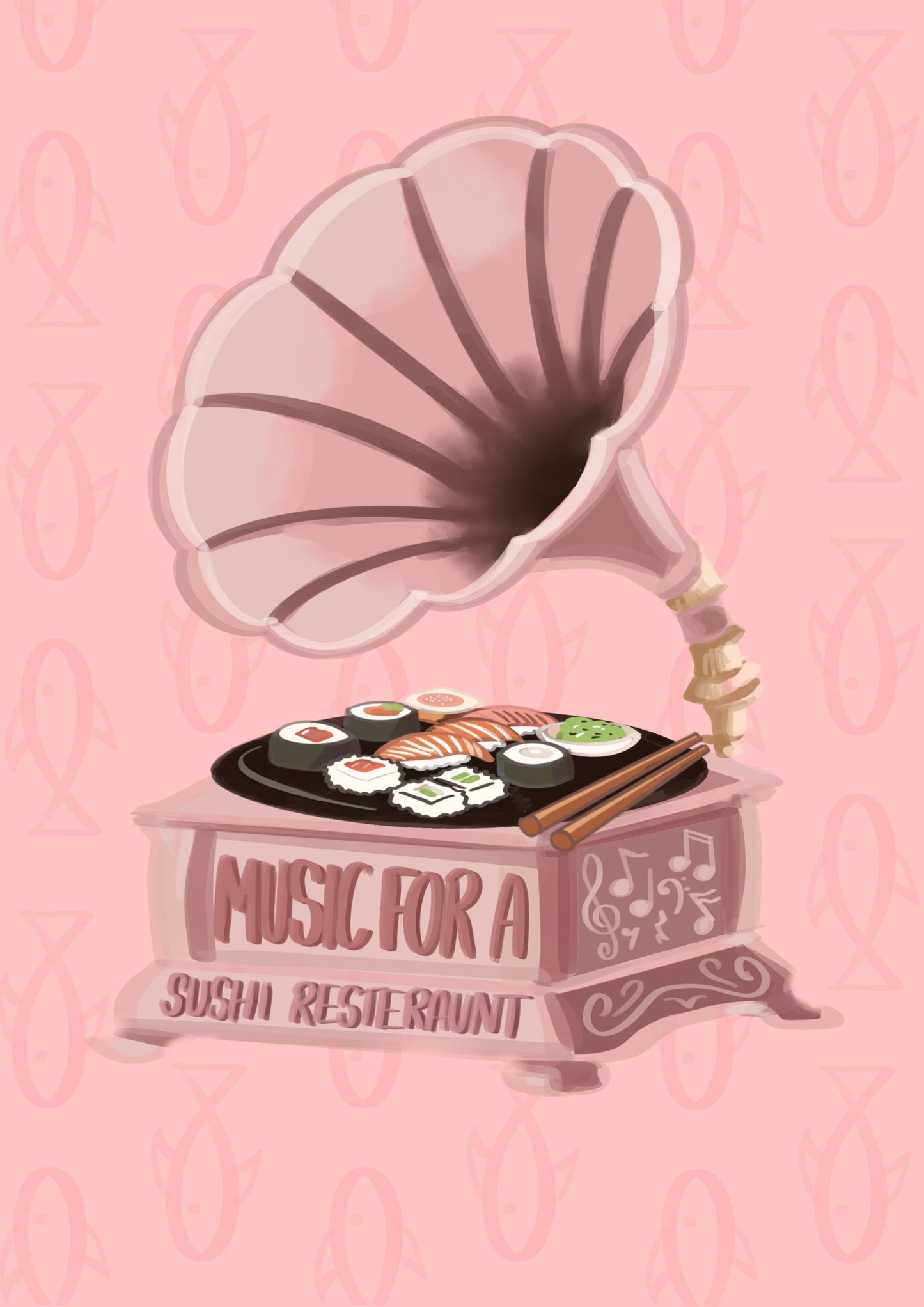 “Music for a Sushi Restaurant” Print