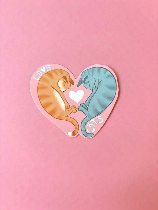 Love Cats Sticker