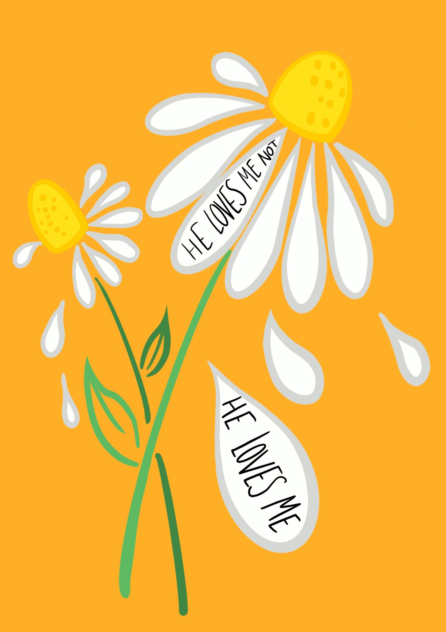 “Love Me Not” Print