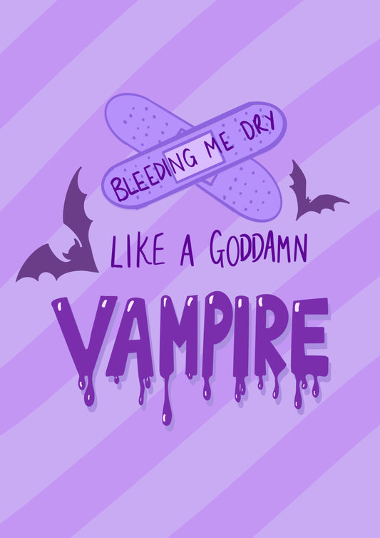 “Vampire” Print