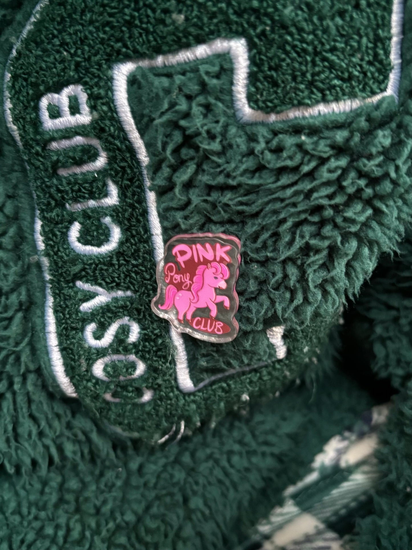 Pink Pony Club Pin Badge