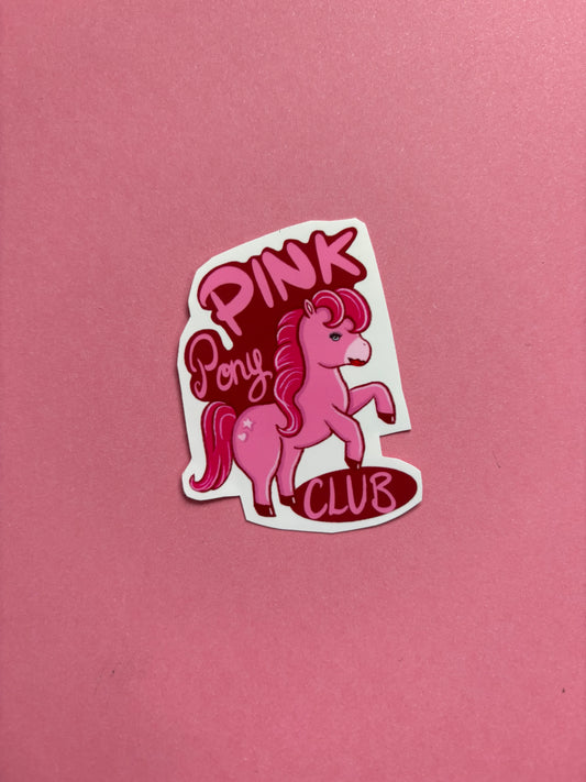 Pink Pony Club Sticker