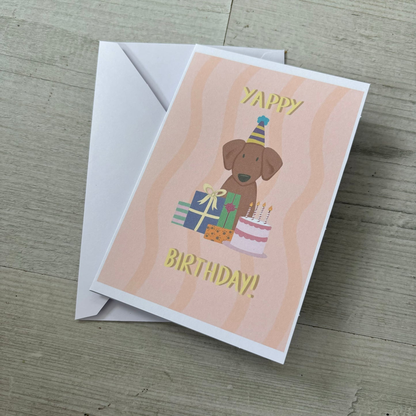 Yappy Dog Birthday Card