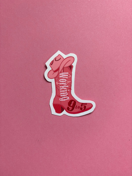 9 to 5 Sticker