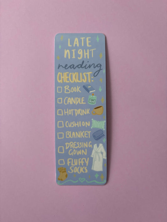Late Night Reading Bookmark