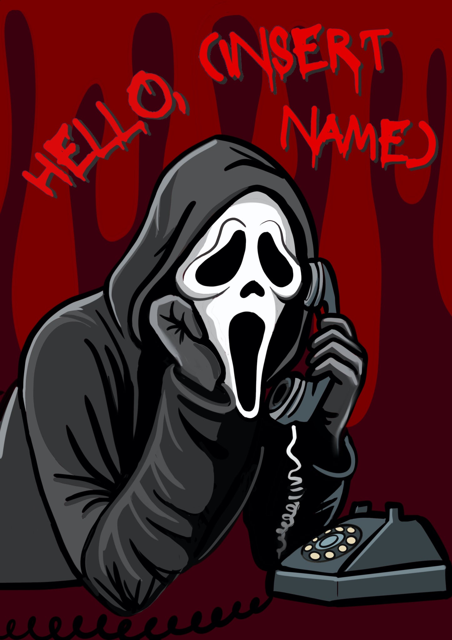 Scream / Ghostface Custom Art Print