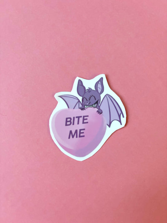 Bite Me Sticker