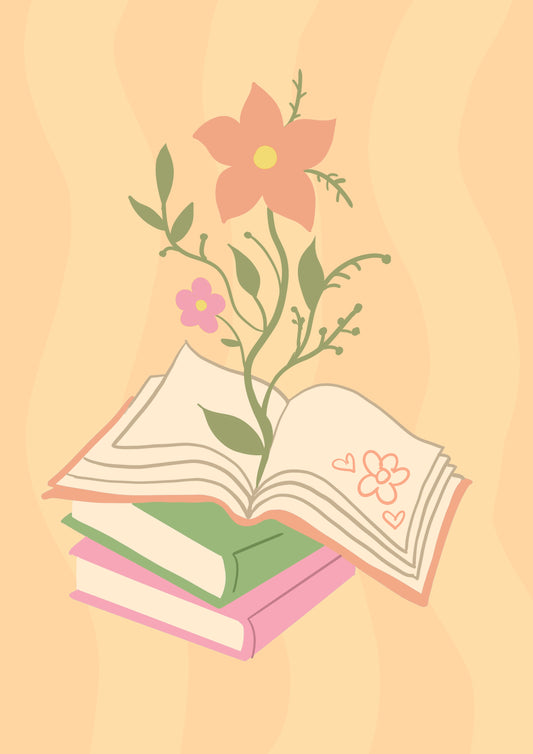 Flower Book Print
