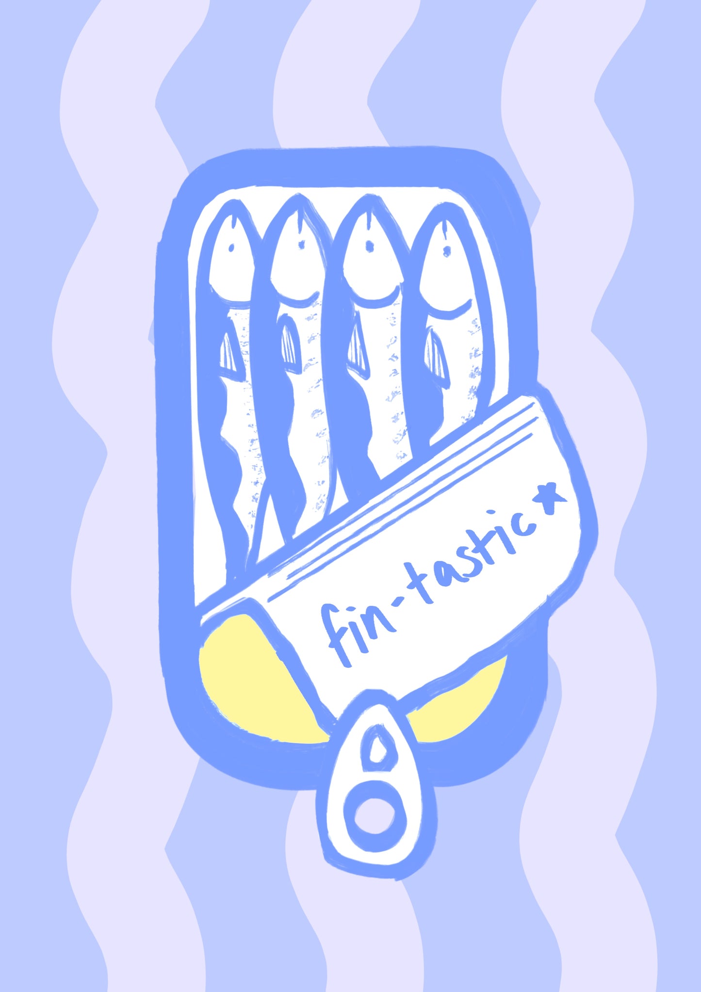 “Fin-tastic” Sardines Print