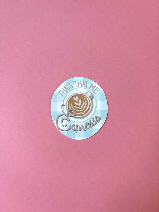 Espresso Sticker