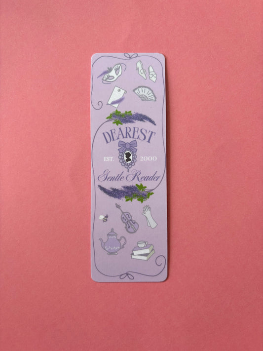 Dearest Gentle Reader Bookmark