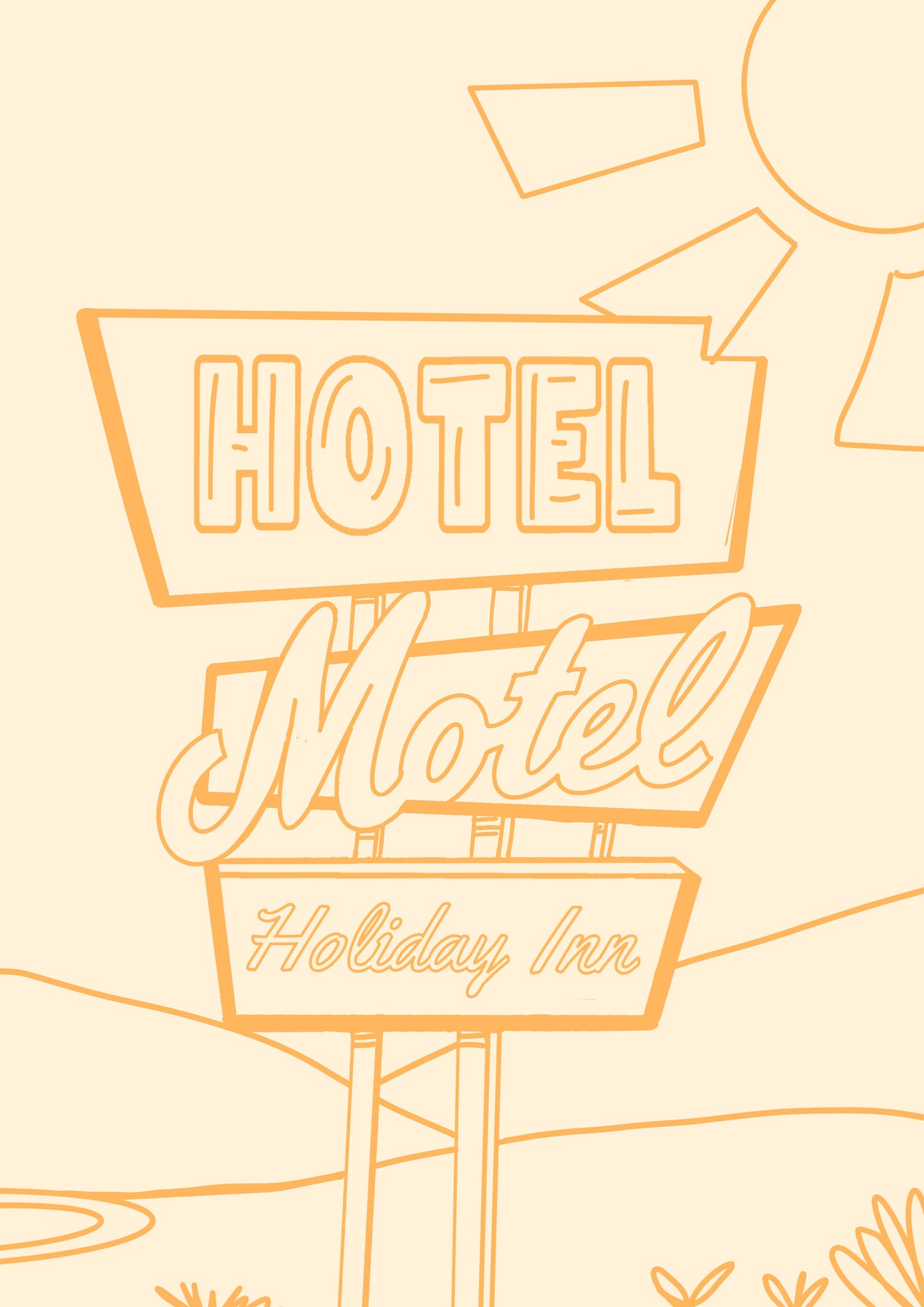 “Hotel Motel Holiday Inn” Print