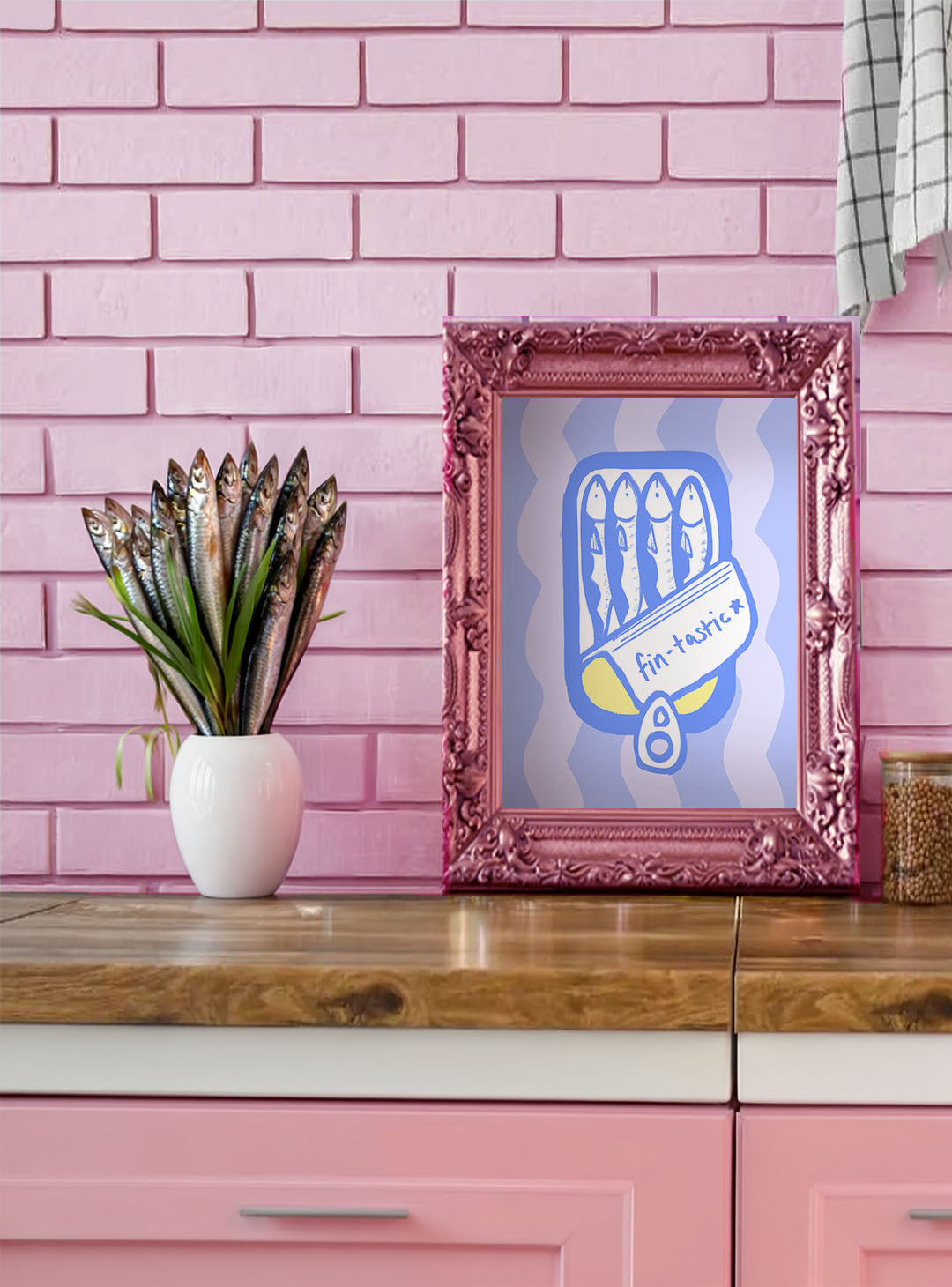 “Fin-tastic” Sardines Print