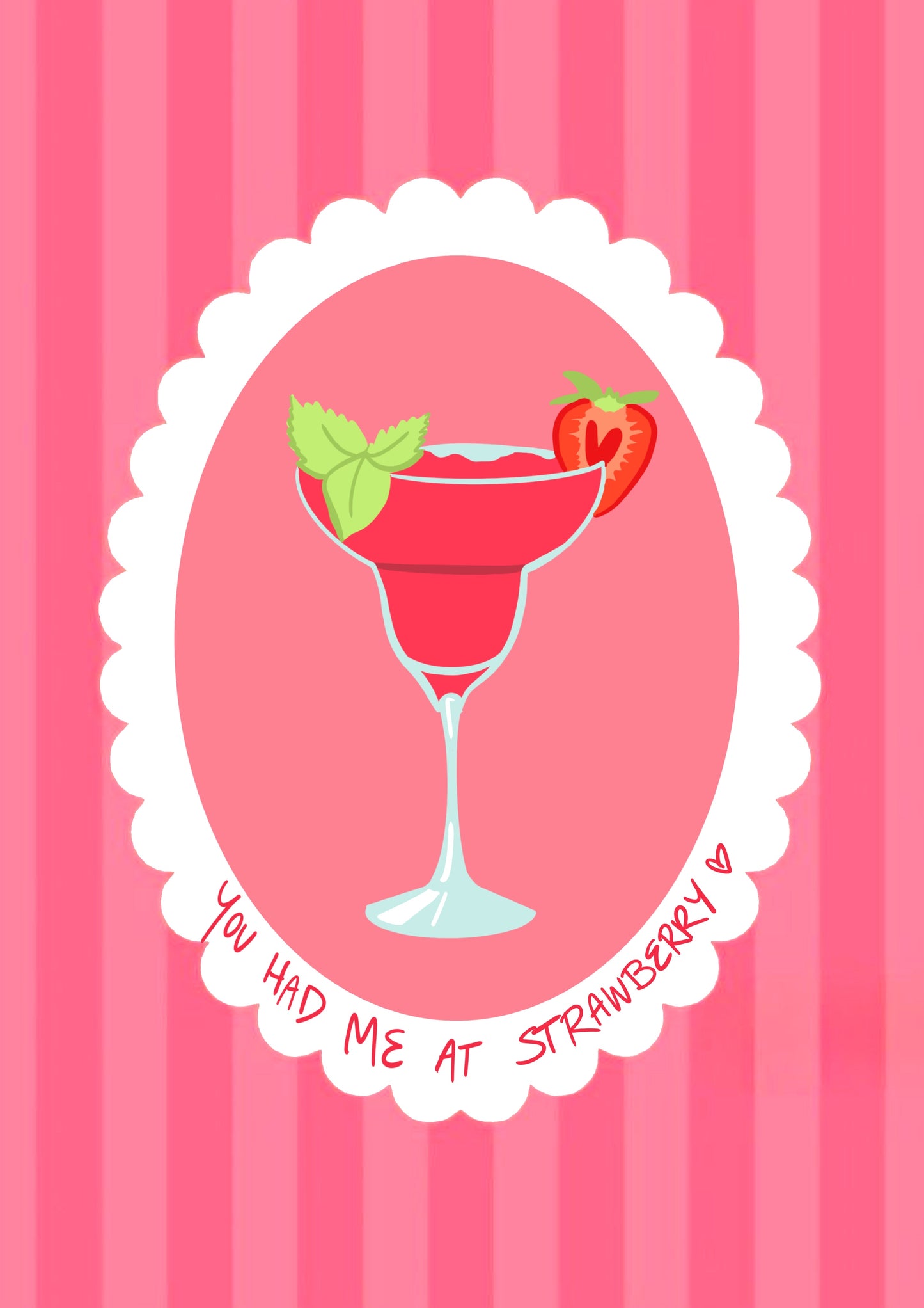 Strawberry Daiquiri Print