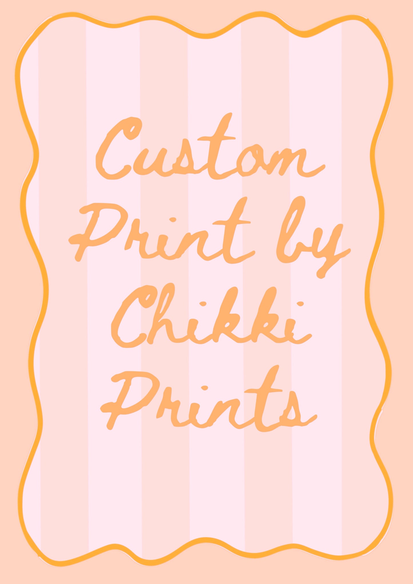 Custom Chikki Prints Art Print