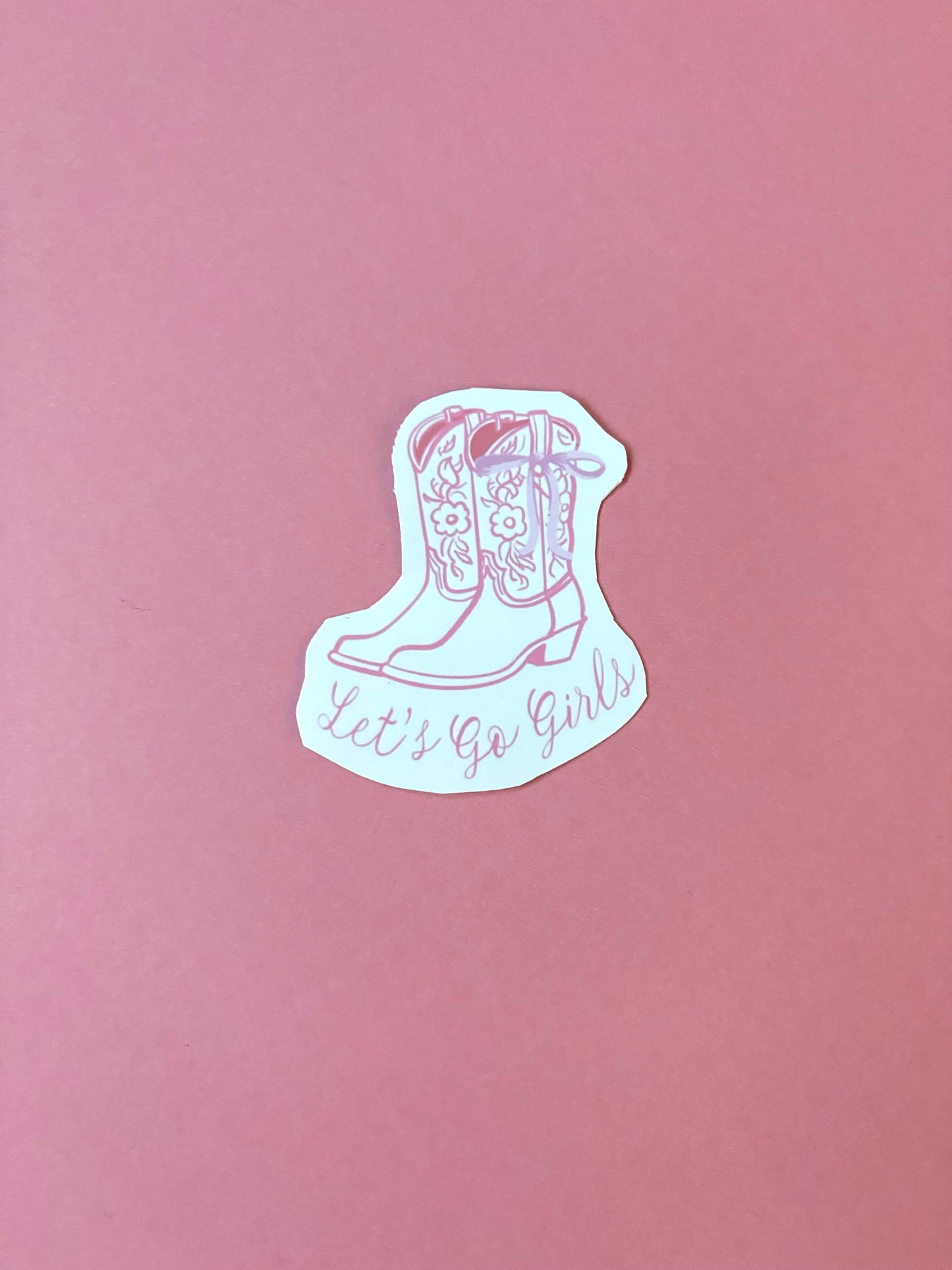 Let’s Go Girls Sticker