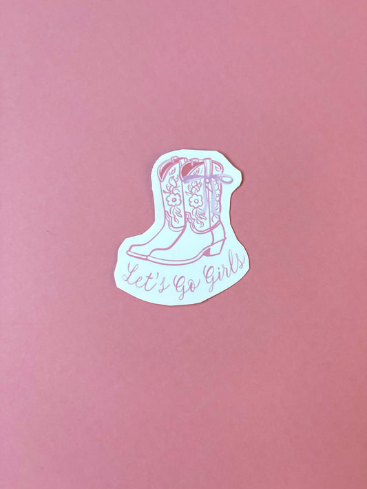 Let’s Go Girls Sticker