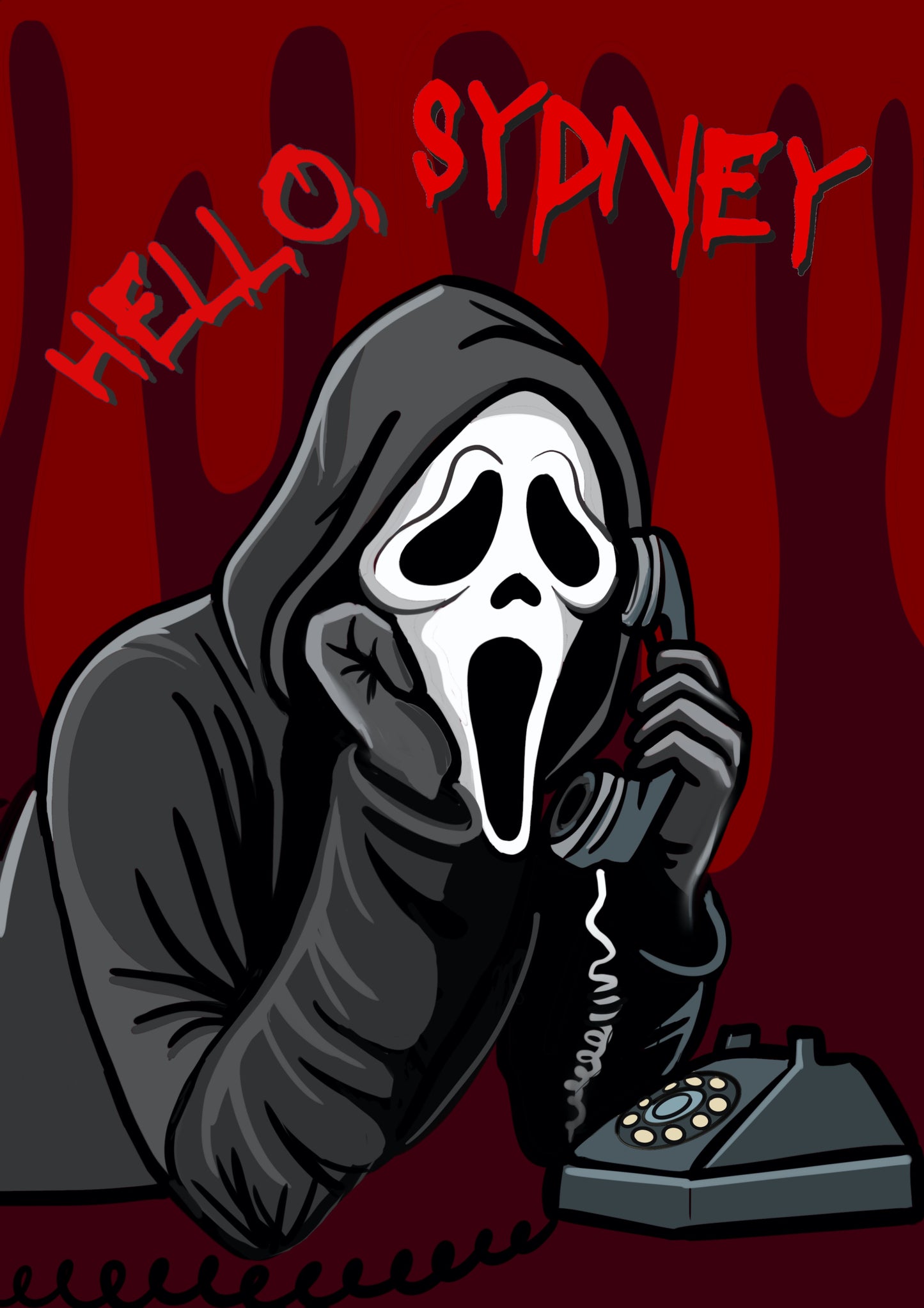 Scream / Ghostface Custom Art Print