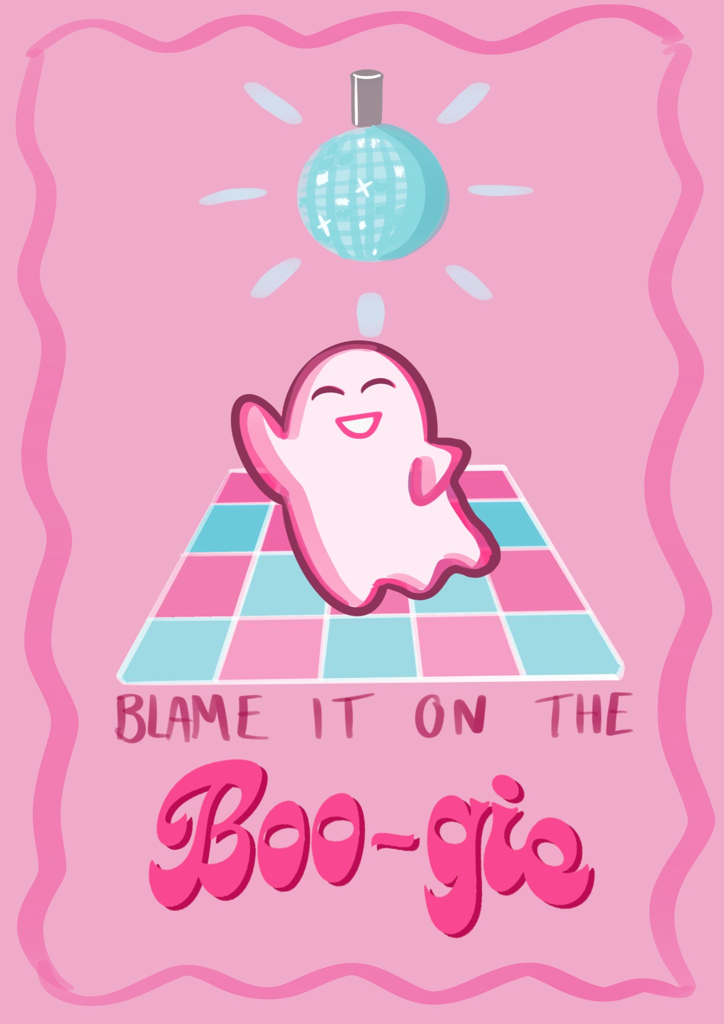 “Blame it on the Boo-gie” Print