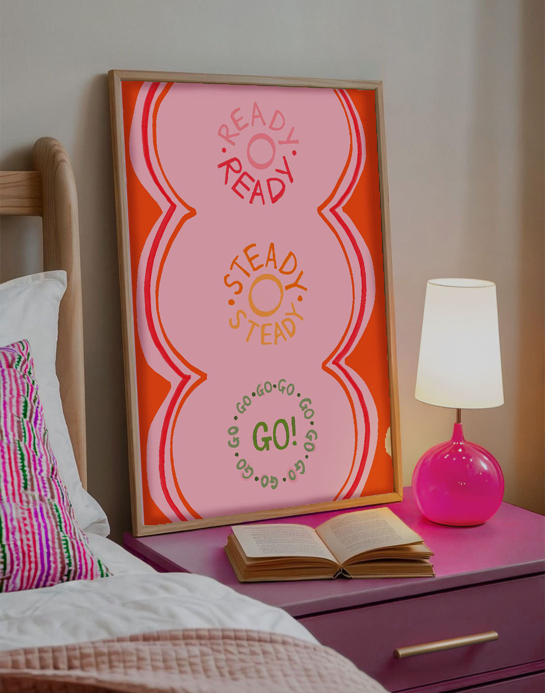 “Ready, Steady, Go” Print
