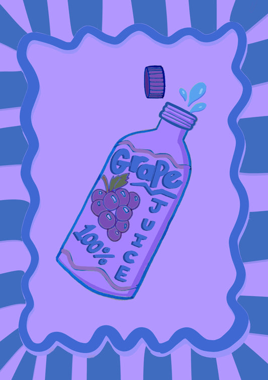 “Grape Juice” Print
