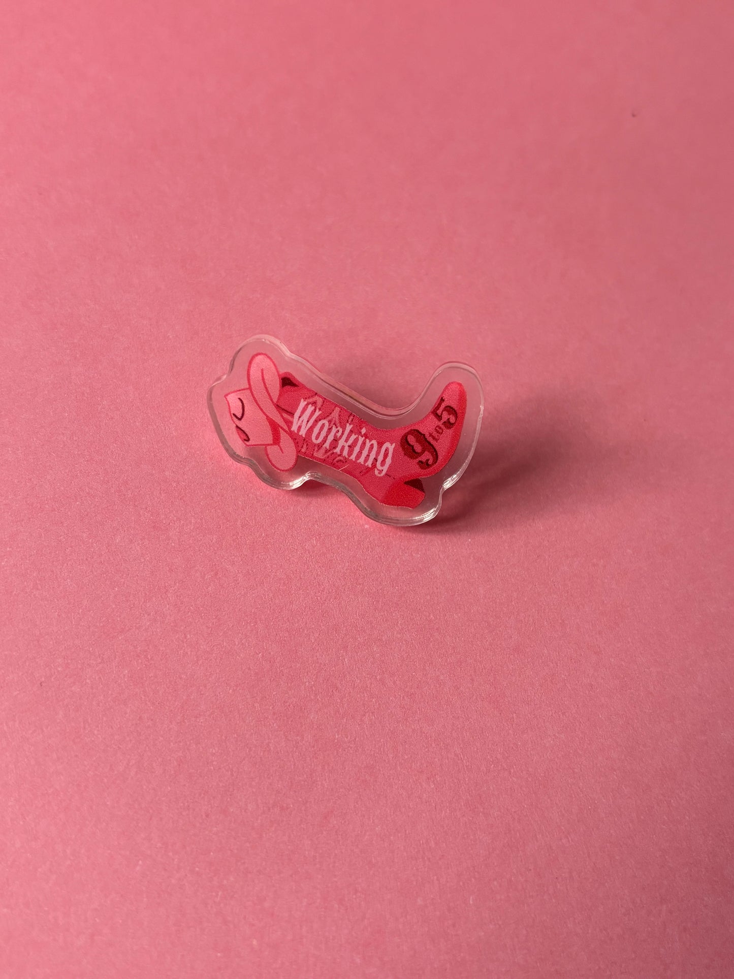 Working 9 to 5 Pin Badge