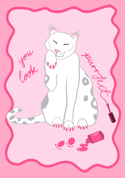 “Purrfect” Print
